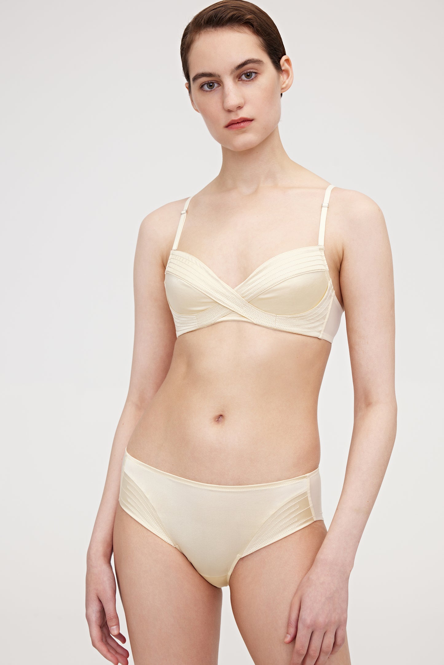 Embroidery Silk Panty