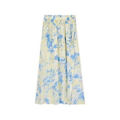 Shirring Split Skirt