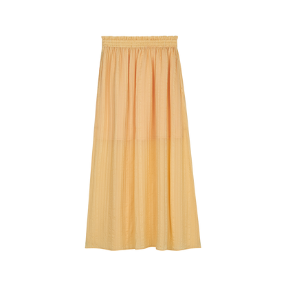 Shirring Split Skirt