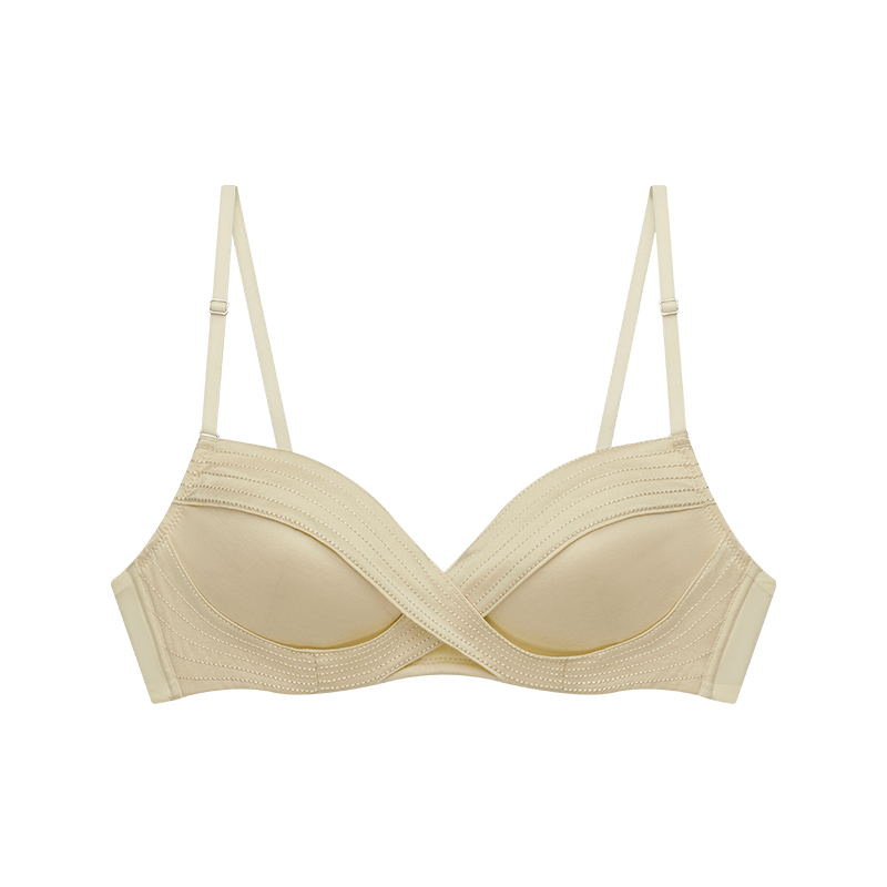 Embroidery Silk Bra